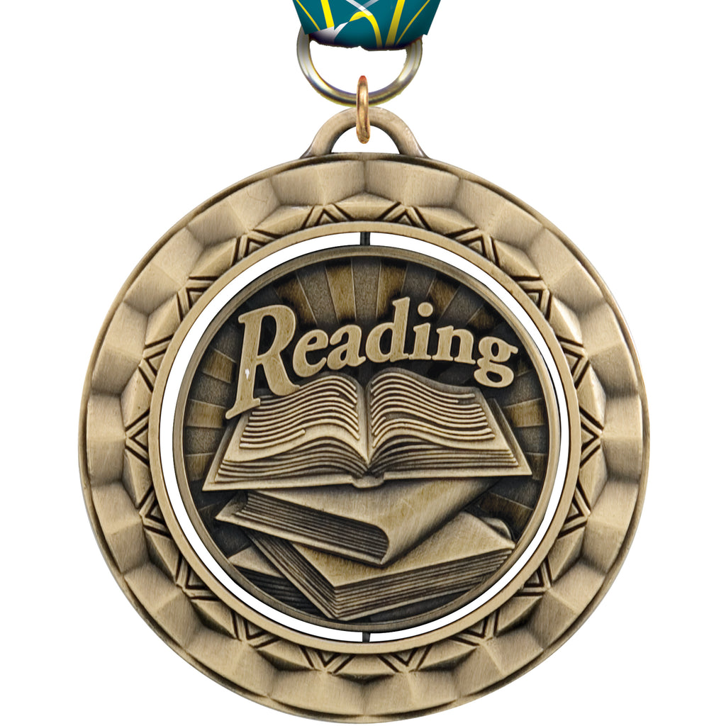 2 5/16" Reading Spinning Medal [MSPN-RD]