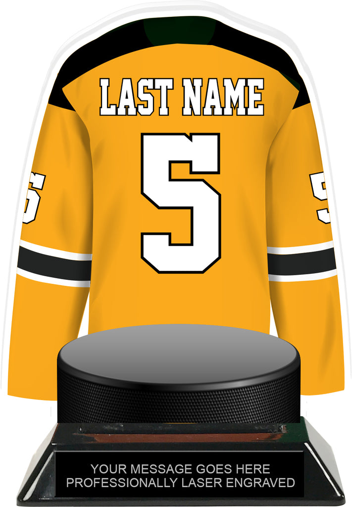 Hockey Jersey Colorix-T Acrylic Trophy- Gold [TACR7-JSY-HK-GLD-Q]