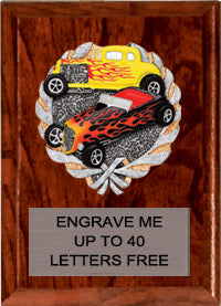 5"x7" Hot Rod Millennium Plaque [PMC57-HTRD]
