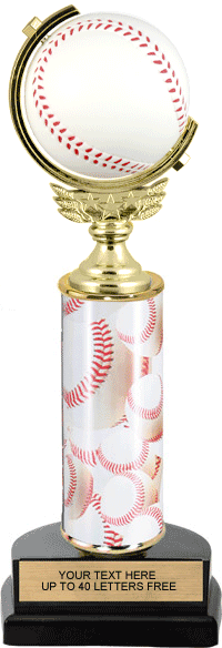 Spinning Squeezable Baseball Trophy [TSFB11-BS]