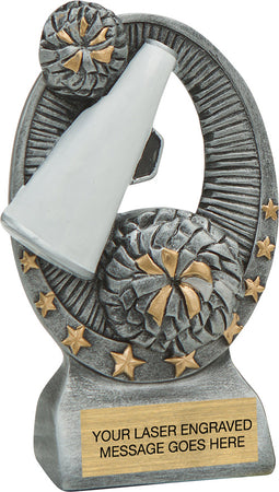 Cheer Star Bright Resin Trophy [RGSR6-CH]