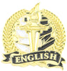 English Academic Lapel Torch Pin [LPST111]