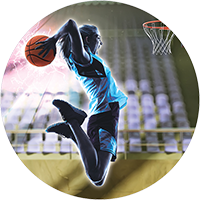 Basketball Female Lightning Insert [TD-4281]