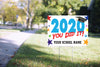 YEAR Graduate You Did It Yard Sign - 24 x 18 inch [YS2418-KN-STR]