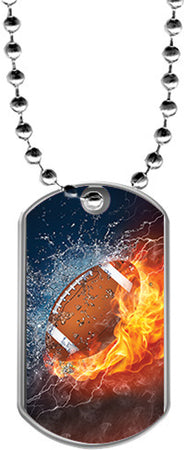 Football Dog Tags [DTLAM2-FB]