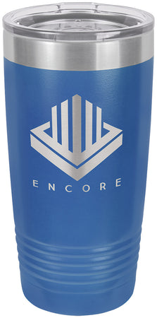 Polar Camel 20 oz. Ringneck Blue Vacuum Insulated Tumbler w/Clear Lid [TVIJ204]