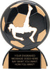 Soccer Female Shadow Resin Trophy [RP248SD-SCF]