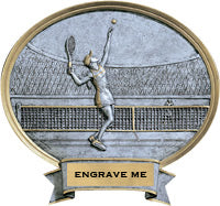 Tennis Sport Legend Ovals - Female [SLO8-TNF]