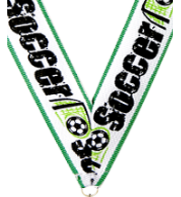 7/8 x 30 in. Soccer Neck Ribbon [NKRB-1009]