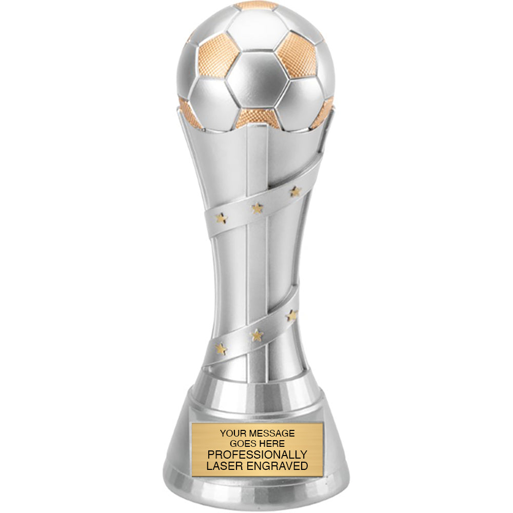 Soccer Victory Tower Resin Awards - 11 inch [RMVT-11-SC]