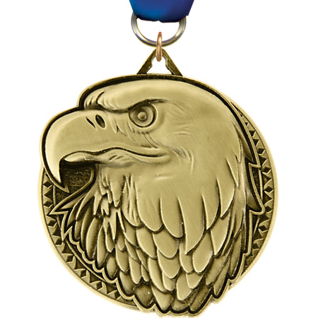2" Mascot Eagle Ultra-Impact 3-D Medal [MDTD2-MSCT-EG]