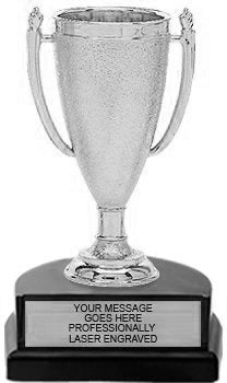 Silver Plastic Open Top Cup [TCP06-S]