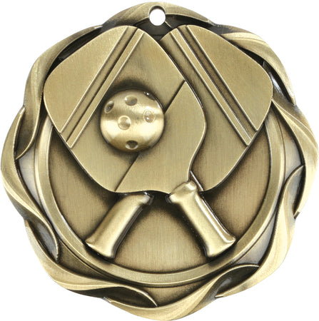 3" Pickleball Fusion Diecast Medal [MFUS2-PKLBL]