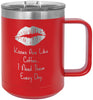 Polar Camel 15oz Handled Coffee Mug - Red [DJPC10-3]