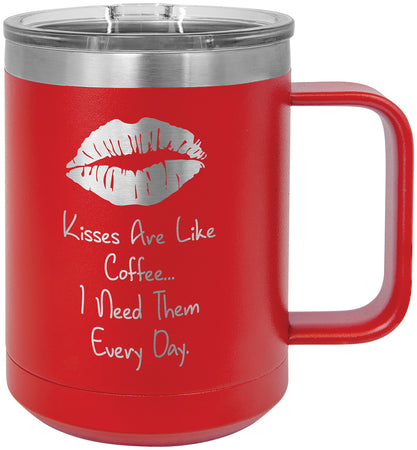 Polar Camel 15oz Handled Coffee Mug - Red [DJPC10-3]