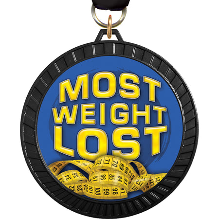 2.5" Black Sunray Medal [MSR25-BLK]