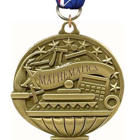 2" Math Academic Medal [MAP2-MT]