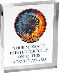 Auto & Racing Vibrix Acrylic Awards [1 inch thick]