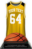 Basketball Jersey Colorix-T Acrylic Trophy- Gold [TACR7-JSY-BK-GLD-Q]