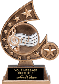 Music Comet Resin Trophies [RCOM5-MC]