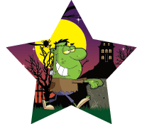 Halloween- Frakenkid Star Insert [ST-2230]