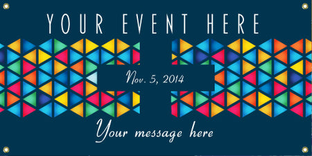 Occasion Vinyl Banner- Stained Glass [VB-OCC-STN]