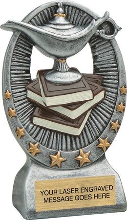 Knowledge Star Bright Resin Trophy [RGSR6-KN]