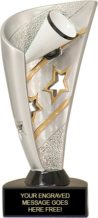 Cheer Banner Resin 3D Sport Trophy [RJBAN7-CH]