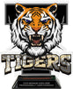 Tigers Mascot Colorix-T Acrylic Trophy- 8.25 inch [TACR8-MSCT-TGR-Q]