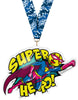 Exclusive Softball Female Super Hero 5-Inch Colorix-M Acrylic Medal [MACR5-SH-SBF-Q]
