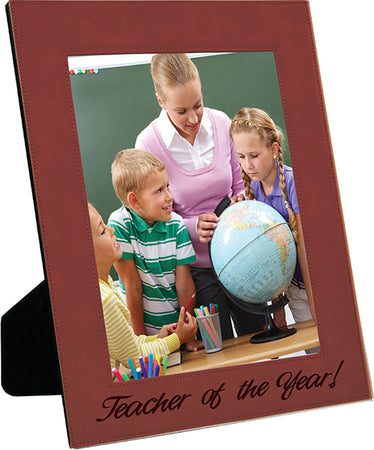 10.75 x 12.75 Rose Laserable Leatherette Picture Frame [PLLF810-7810]