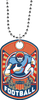 Football Monster Dog Tag [DTXL-FB]
