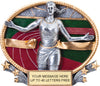 Track 3D Full Color Oval Resin Trophy- Female [R3DOM7-TKF]