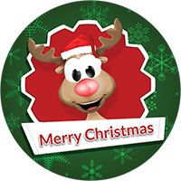 Christmas/Holidays - Rudolph Insert [TD-4203]