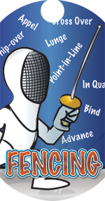 Fencing- Kids Dog Tag Insert [DT-1253]