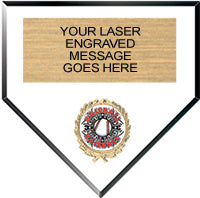 Home Plate Insert Plaques [6x6 & 8x8]