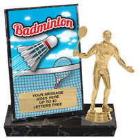 Badminton Billboard Plaque [PBB6-BDMTN]