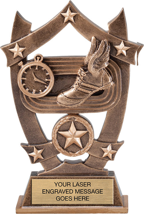 Track Arch Resin Trophy - 6.25"  [RMARC6-TK]