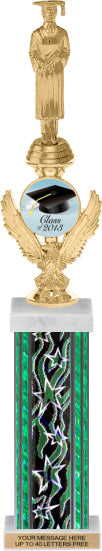 Eagle Insert Riser Rectangle/ Oval Column Trophy [TQEG19]