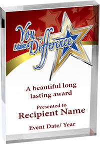Achievement Vibrix Acrylic Awards [1 inch thick]