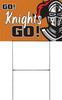 Knight Mascot Yard Sign - 18 x 12 inch [YS1812-MSCT-KNT]