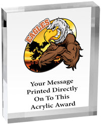Mascots Vibrix Acrylic Award [ACB46V-MSCT]