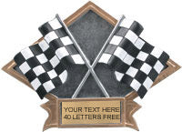 Racing Dimensional Diamond Resin Trophy [RDJ6-RC]