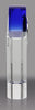 Crystal Cobalt Arch Clock Award [CCLKBL-4-X]