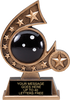 Bowling Comet Resin Trophies [RCOM5-BW]