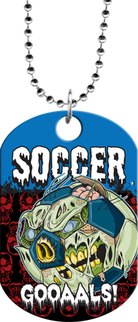 Soccer Monster Dog Tag [DTXL-SC]