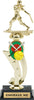 Softball Color Scene Trophy [TSPB-SB]