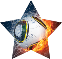 Futbol: Fire & Water Star Insert [ST-4365]