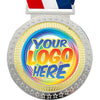 3.25 inch Dual Plated Diecast Custom Insert Medal [MXSDP3-i]