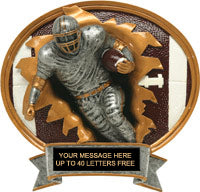 Football Sport Blaster Resin Trophy [RSPBL6-FB]